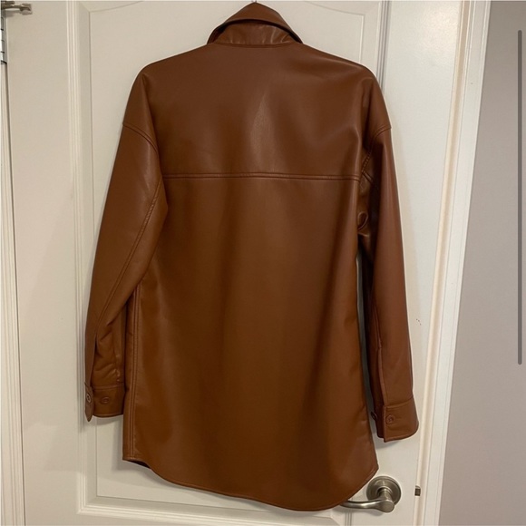 ARITZIA Babaton Cognac Pelli Jacket - Picture 3 of 4